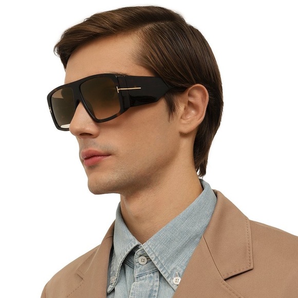 Tom Ford Other - New Authentic Tom Ford TF1036 ECO 52F 60-12 135 +2 Raven Tortoise Brown Sunglass